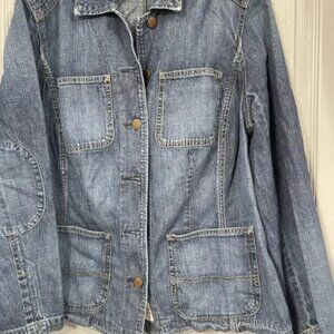 Lauren Ralph Lauren Blue Jean Jacket Classic Denim Style